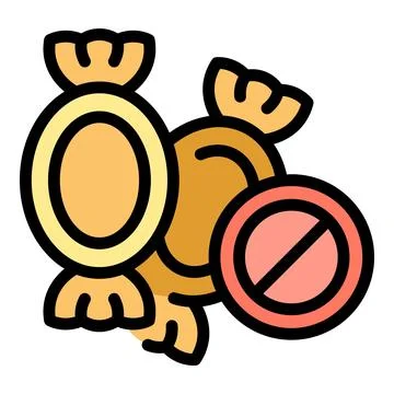 Bon bon icon vector flat Stock Illustration