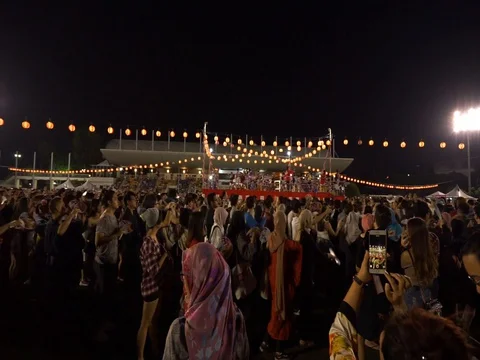 Bon Odori Stock Footage 128406187