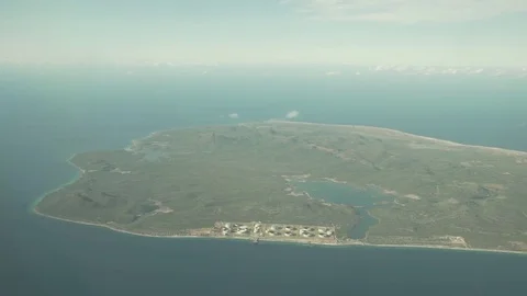 Bonaire form the sky Video stock 80222336