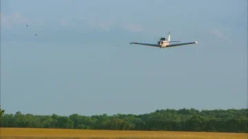 Bonanza A36 Fly By Stock Footage 85610010