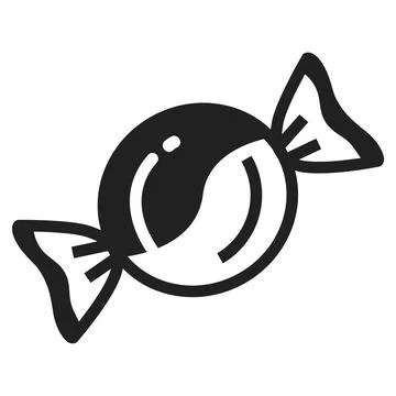 Bonbon icon, simple style Ilustração Stock