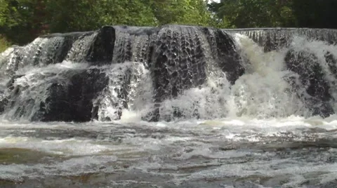 Bond Falls 6 Stock Footage 8660744
