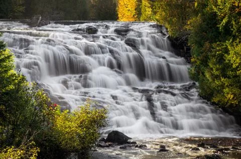 Bond Falls Cascade Stock Photos