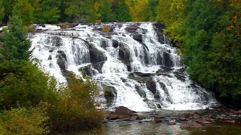 Bond Falls Michigan Upper Peninsula 動画素材 47215953