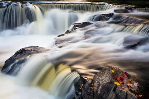 Bond Falls Whitewater Foto stock