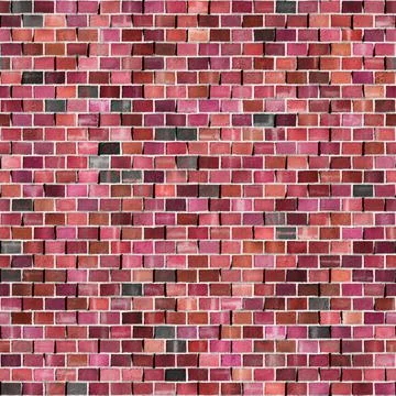 Bond Red Brick Square Seamless Texture Stock Photos