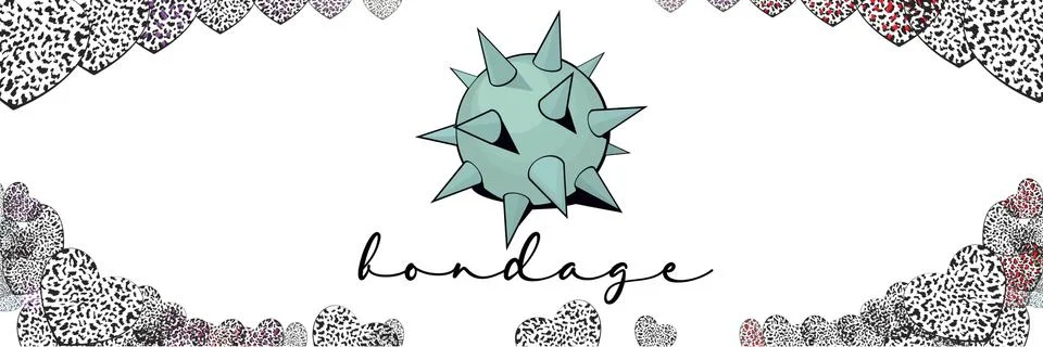 Bondage poster  Stock Illustration