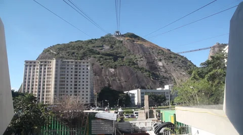Bonde cable car pao de acucar Stock Footage 37654701