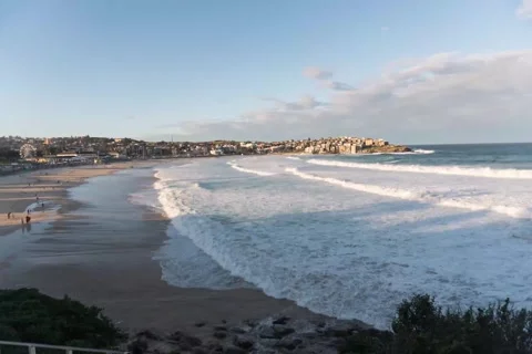 The Bondi Beach Stock Footage 252629929
