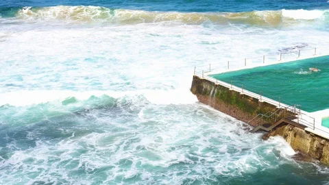 Bondi Beach Iceberg Pools 動画素材 128791555
