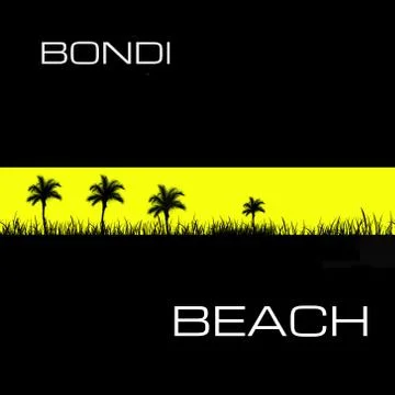 Bondi Beach Illustrazione stock