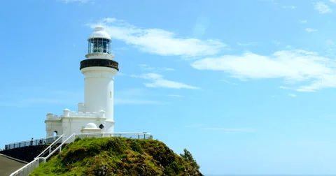 Bondi beach lighthouse Stock Footage 57981940
