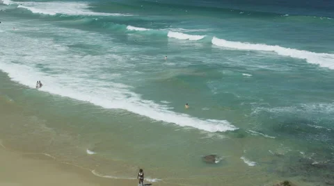 Bondi Beach Scene Video stock 44797104