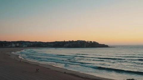 Bondi beach sunrise timelapse Video stock 101239597