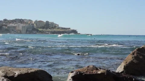 Bondi Beach Surf, Summer Stock Footage 52318072