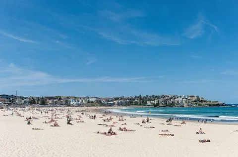 Bondi Beach in Sydney, Australia. Stock Photos