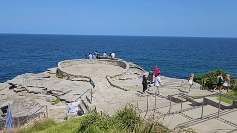Bondi Beach, Sydney - Surf, Sun, and Coastal Views [8K] Stock Footage 299075342