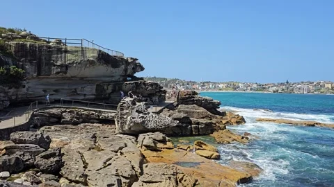 Bondi Beach, Sydney - Surf, Sun, and Coastal Views [8K] 動画素材 299130642