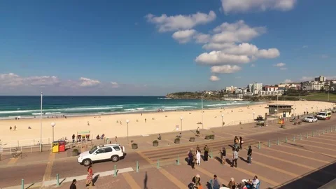 Bondi Beach Time lapse - May 2017 Stock Footage 75691155
