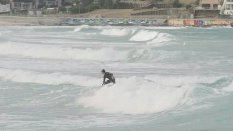 Bondi Surfer Stock Footage 199528055
