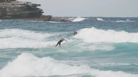 Bondi Surfer Stock Footage 199528079