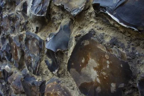 Bonding Flint Wall Stock Photos