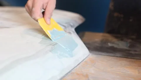 Bondo hood CU Stock Footage 10585538