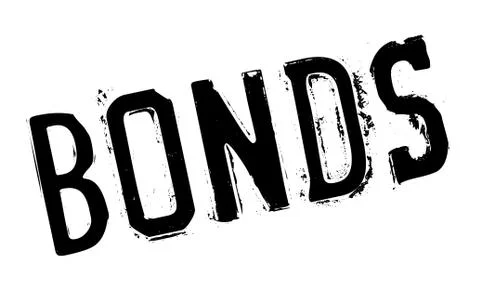Bonds rubber stamp Stock Illustration