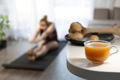 Bone Broth for Post-Workout Recovery, Joint Support, and Inner Wellness Stock Photos
