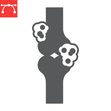 Bone cancer glyph icon イラスト素材