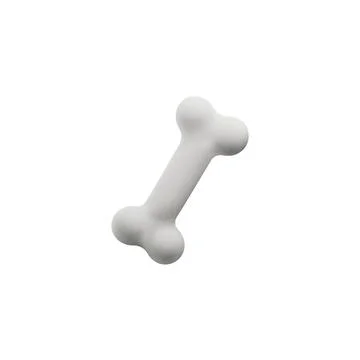 Bone in cartoon 3d style, vector illustration isolated on white background. イラスト素材