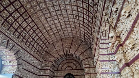 Bone Chapel (Capela dos Ossos de Faro), Faro, Portugal Stock-Footage 296880291