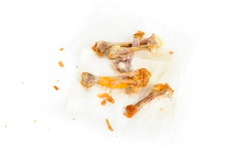 Bone of the chicken Stock Photos