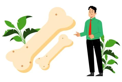 Bone Concept Illustration Stock Illustration