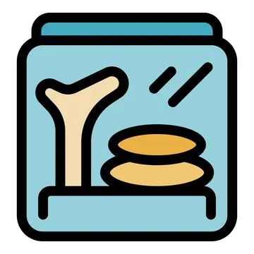 Bone density test measuring bone strength and osteoporosis risk Illustrazione stock