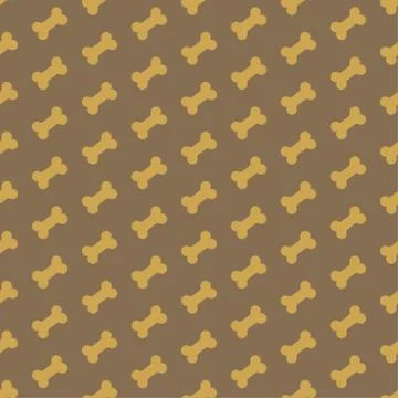 Bone for dog seamless texture Stock Illustration
