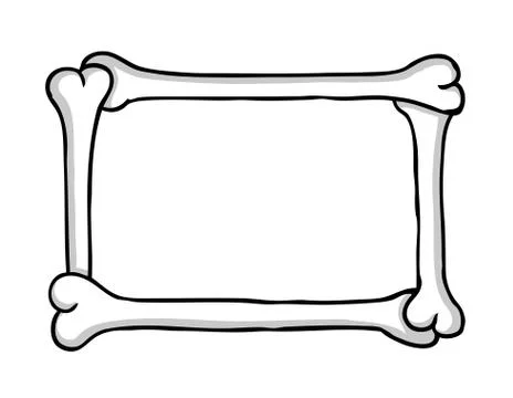 Bone frame Stock Illustration
