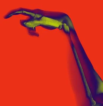 Bone Hand Stock Illustration