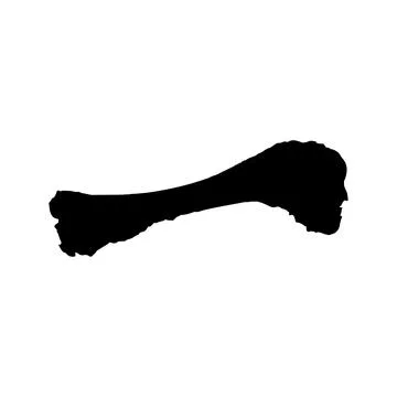 Bone icon. Simple style pet shop big sale poster background symbol. Pet sho.. Stock Illustration