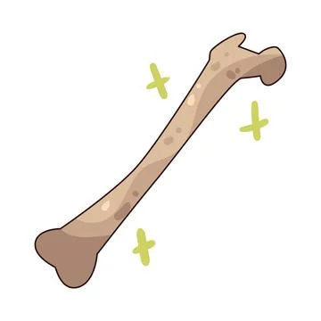 Bone illustration Stock Illustration
