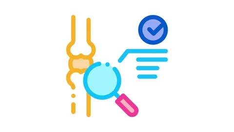 Bone joint test Icon Animation Stock Footage 145279827
