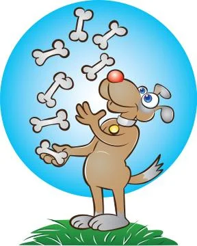 Bone juggler 스톡 일러스트