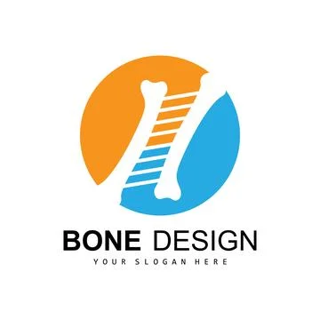 Bone Logo, Bone Care Vector, And Bone Medicine, Hospital, Health Stock Illustration
