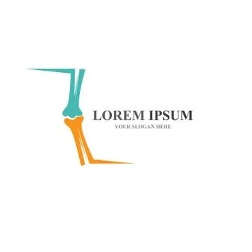 Bone Logo template vector Stock Illustration