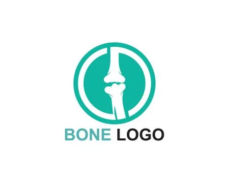 Bone logo vector template vector Stock-Illustration