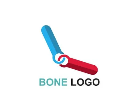 Bone logo vector template vector Stock-Illustration