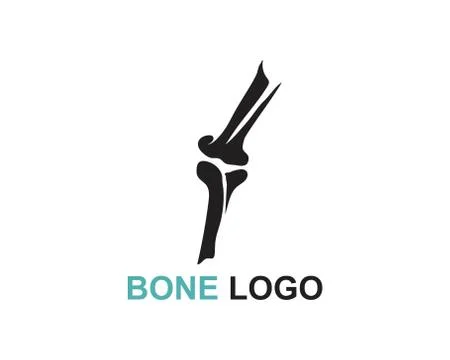 Bone logo vector template vector Stock Illustration
