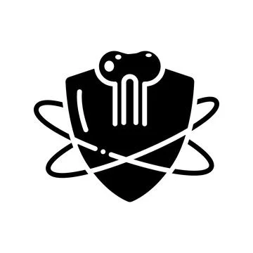 Bone marrow glyph icon イラスト素材