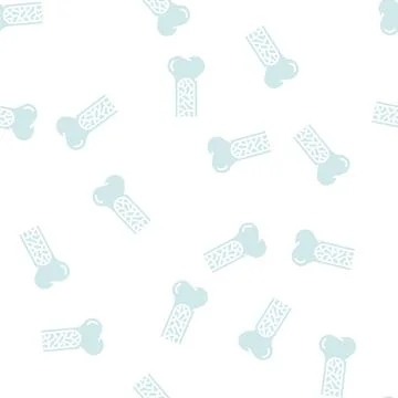 Bone marrow glyph seamless pattern 스톡 일러스트