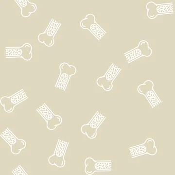 Bone marrow line seamless pattern Stockillustratie
